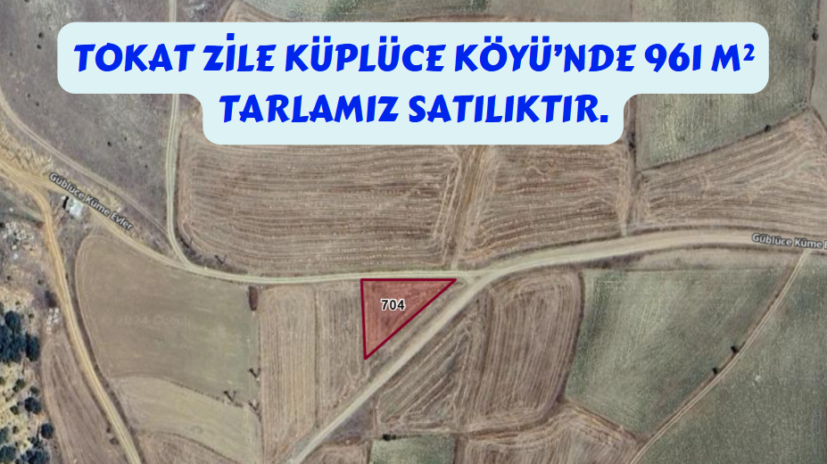 TOKAT ZİLE KÜPLÜCE KÖYÜNDE 961 M² TARLAMIZ SATILIKTIR. - TOKAT ZİLE fotoğraf 7